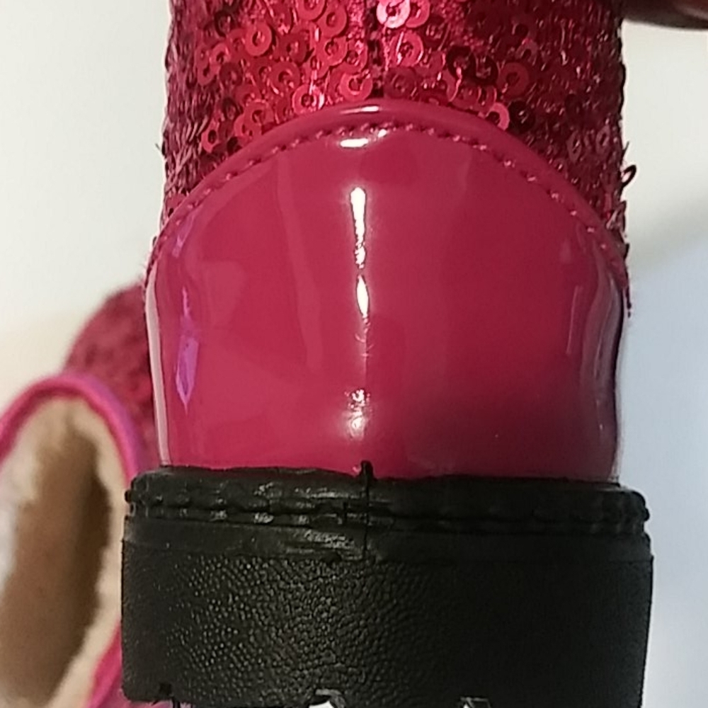 Girls Winter Sequined Boots Size 5.5 - Picture 6 of 9